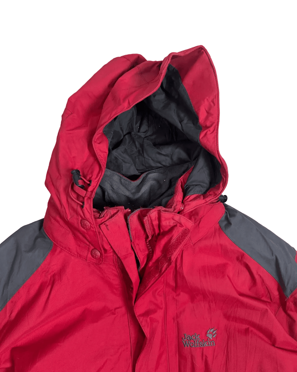 Jack Wolfskin Reversible 3 - in - 1 Jacket with Detachable Hood - XL - Funkify