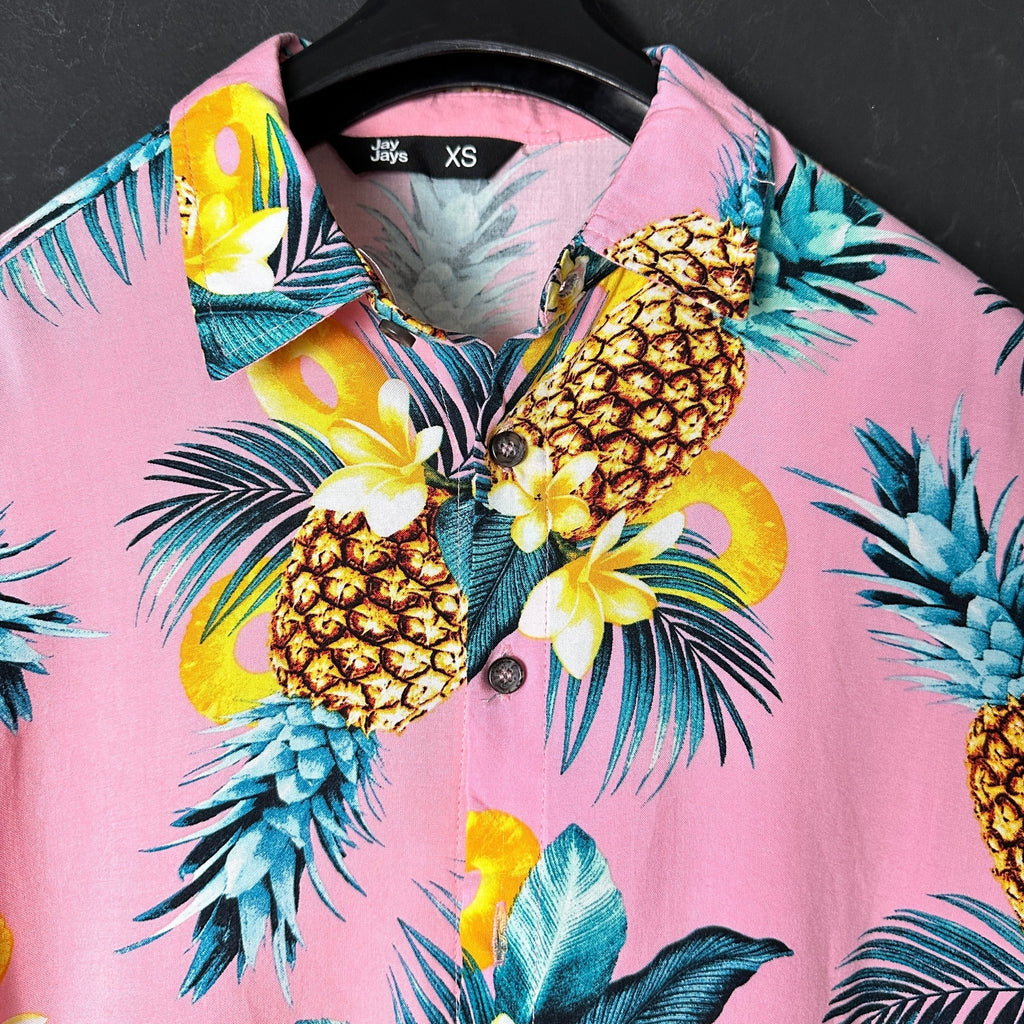 Jay Jays Pineapple Pattern Shirt - Funkify