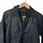 JD Italian Genuine Leather Jacket Medium - Funkify