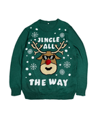 Jingle All the Way Christmas Sweater XL - Funkify