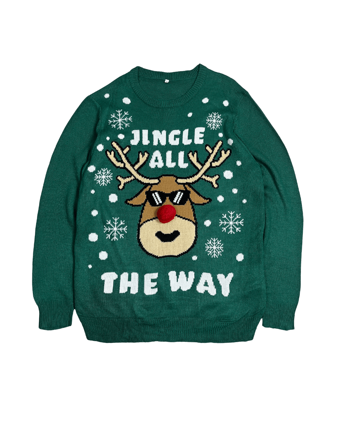 Jingle All the Way Christmas Sweater XL - Funkify