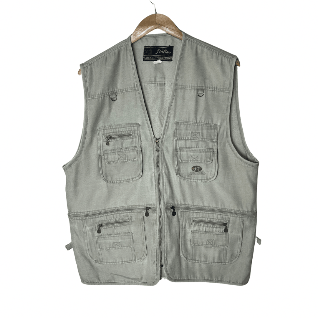 Jingtao Cargo Vest Large - Funkify