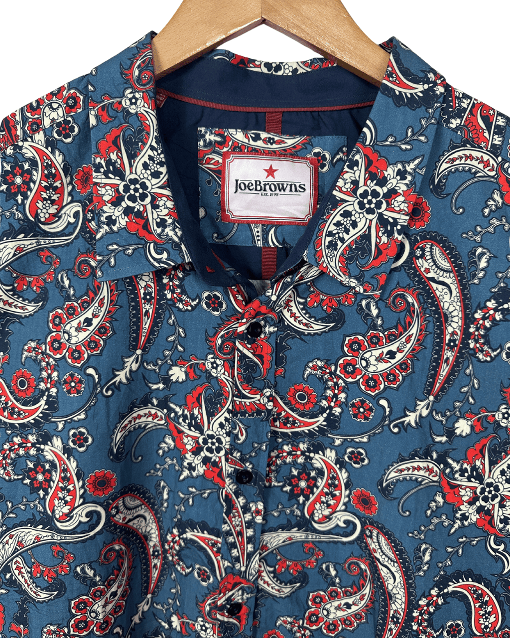 Joe Browns Paisley Pattern Shirt - 4XL - Funkify