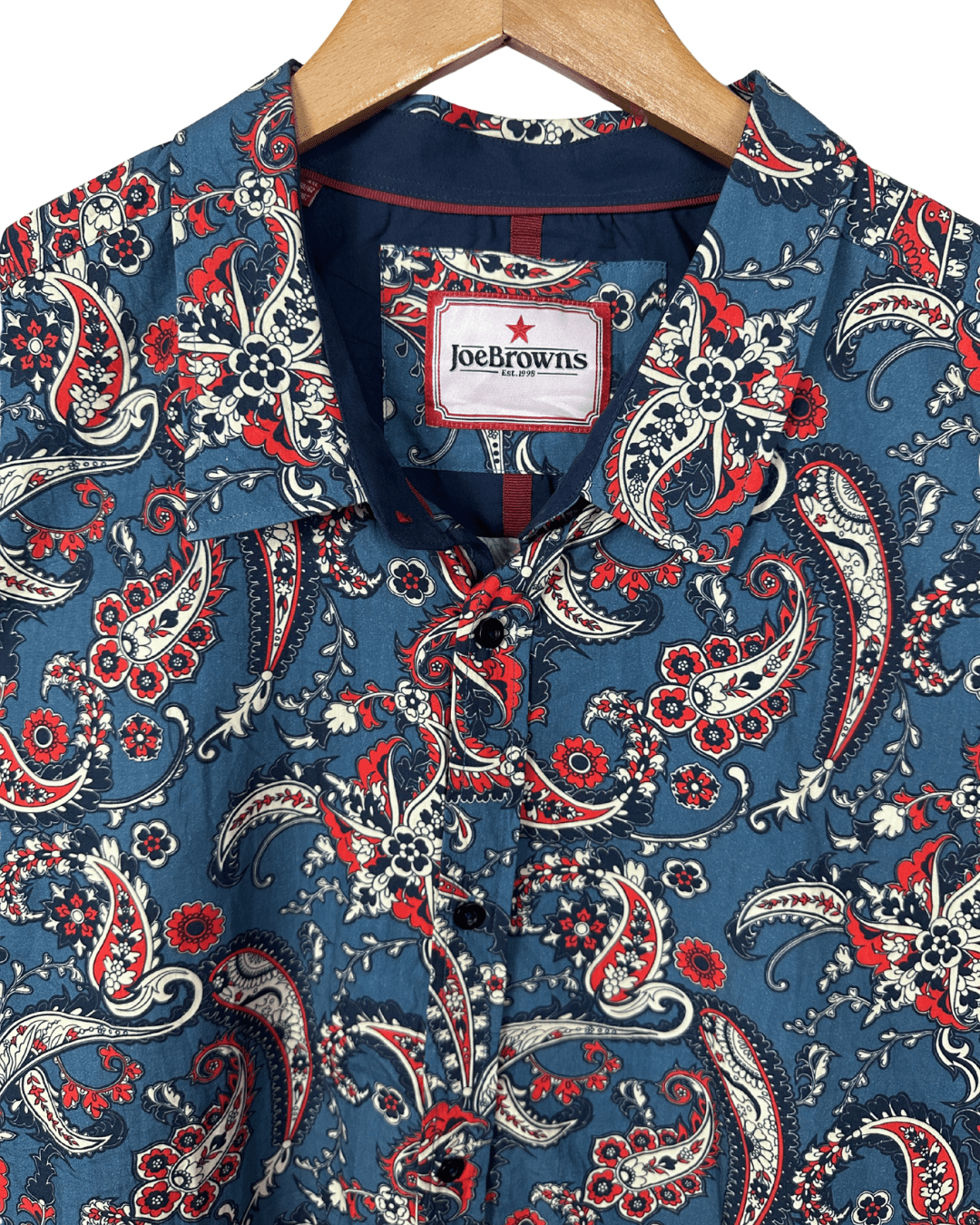 Joe Browns Paisley Pattern Shirt - 4XL - Funkify