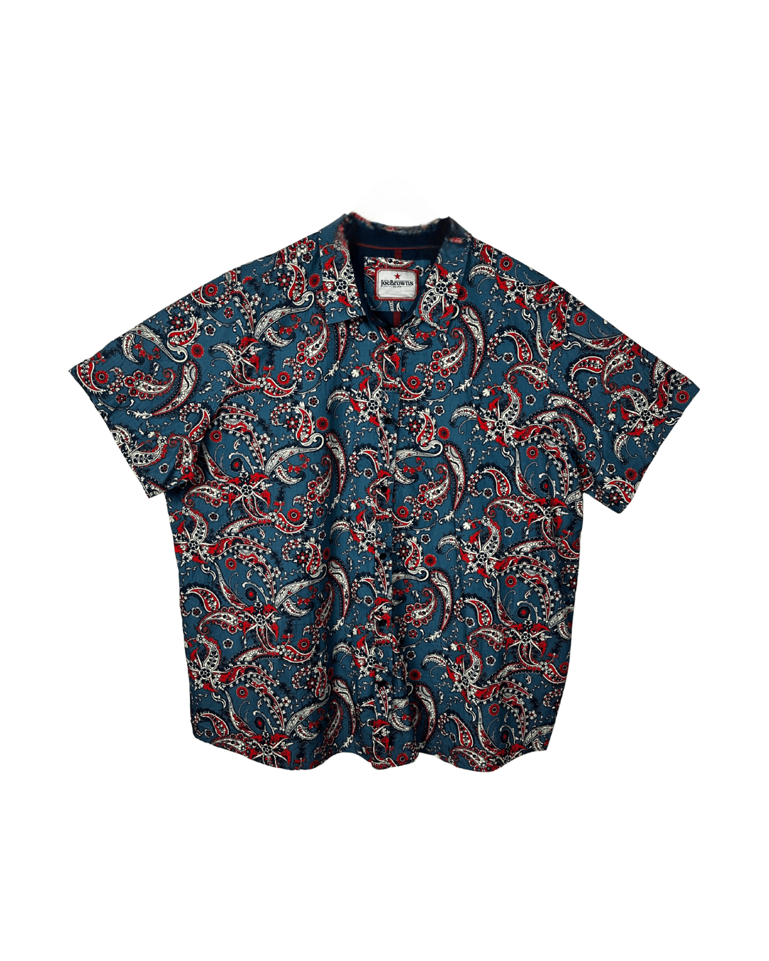 Joe Browns Paisley Pattern Shirt - 4XL - Funkify