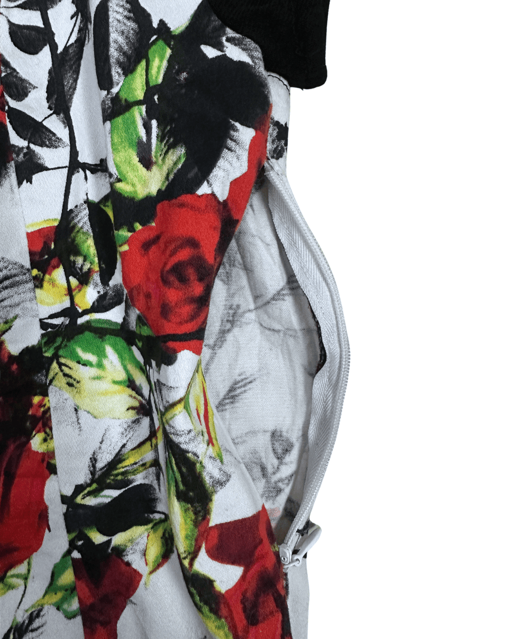 Joe Browns Rose Print Mesh Panel Top - Funkify