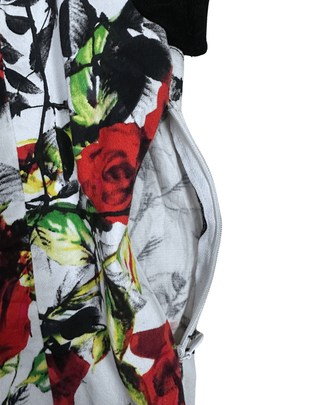 Joe Browns Rose Print Mesh Panel Top - Funkify