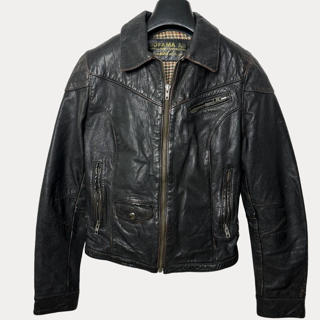 Jofama Genuine Leather Biker Women's Jacket - Funkify