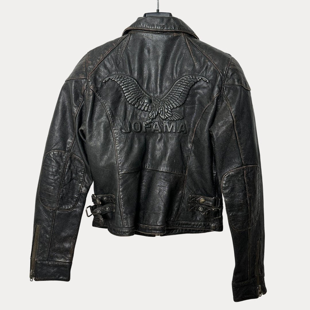 Jofama Genuine Leather Biker Women's Jacket - Funkify