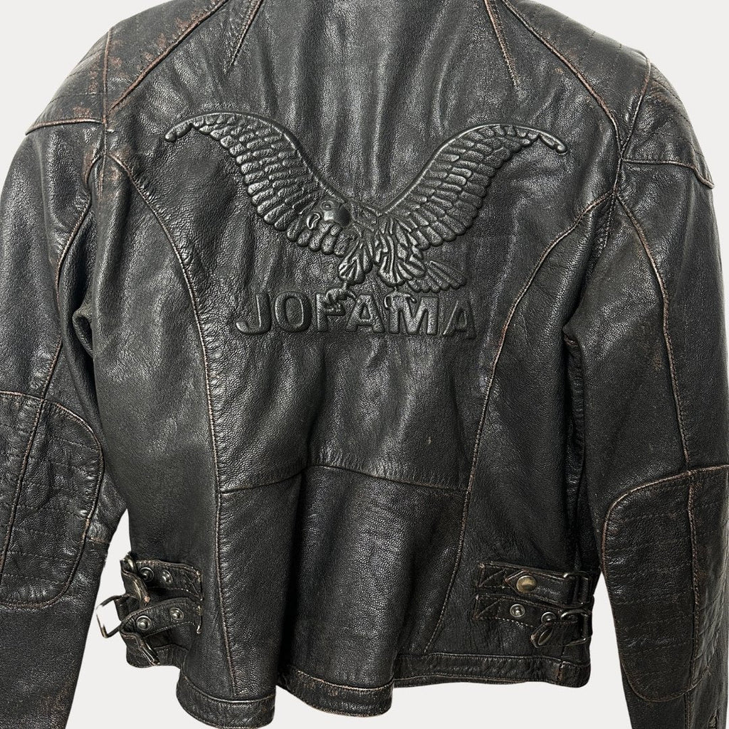 Jofama Genuine Leather Biker Women's Jacket - Funkify