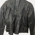 Jofama Genuine Leather Biker Women's Jacket - Funkify