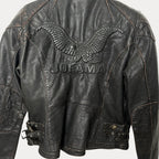 Jofama Genuine Leather Biker Women's Jacket - Funkify