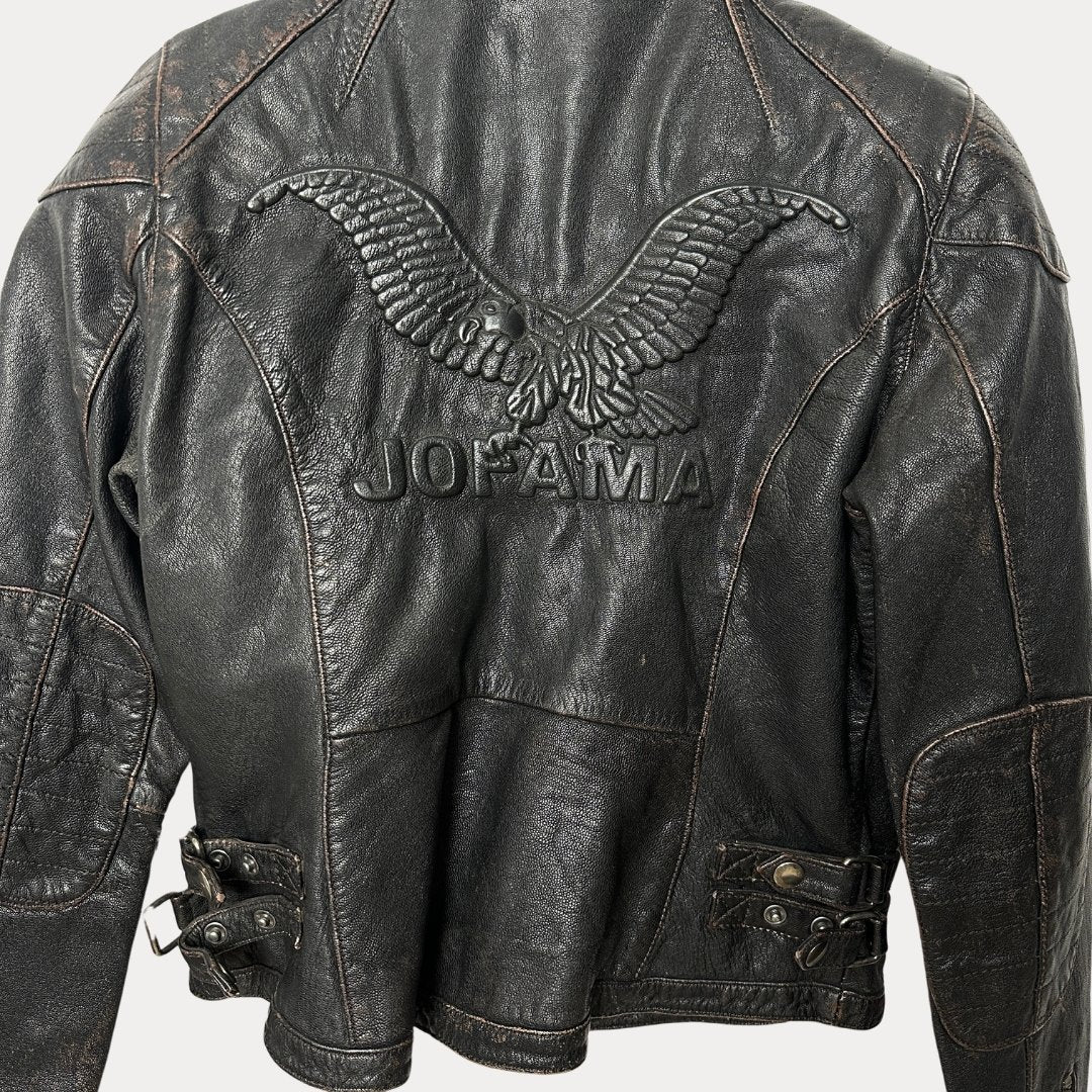 Jofama Genuine Leather Biker Women's Jacket - Funkify