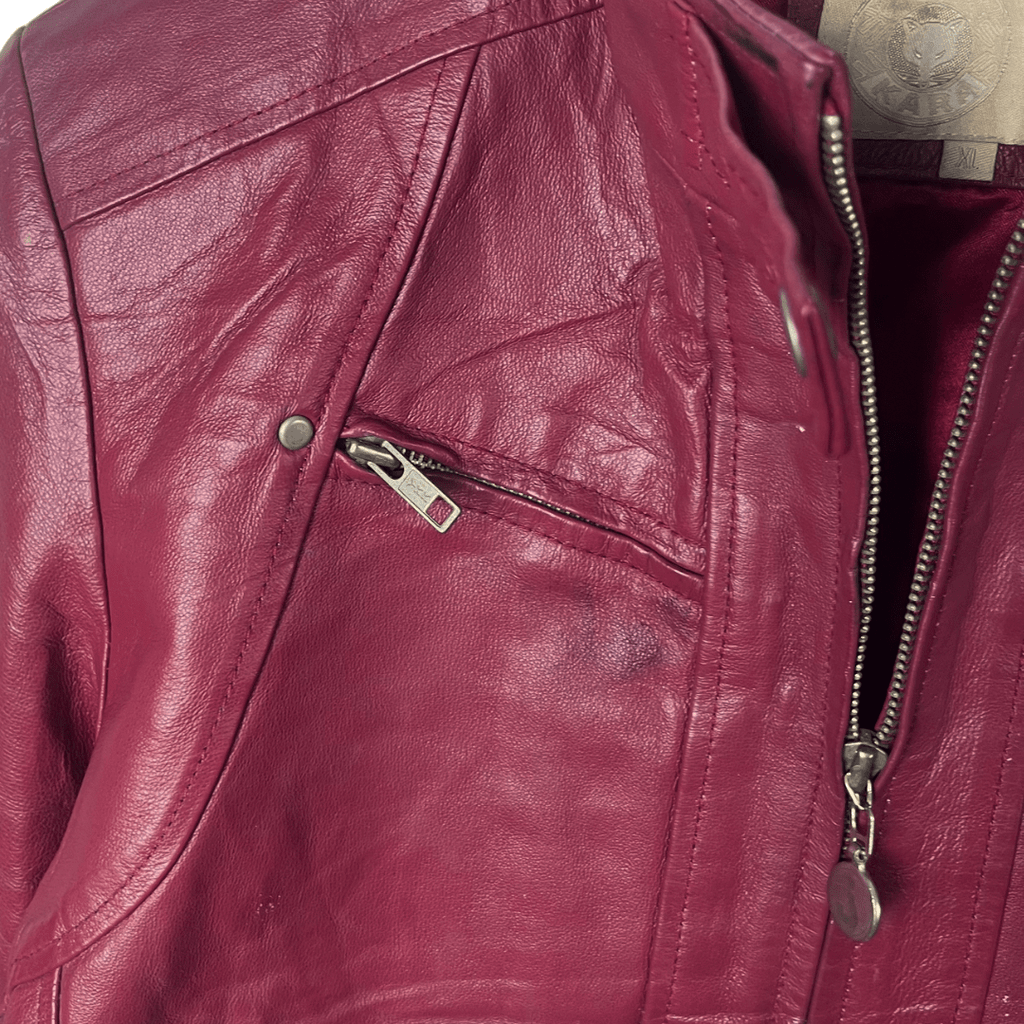 Kara Genuine Leather Women's Jacket Medium - Funkify