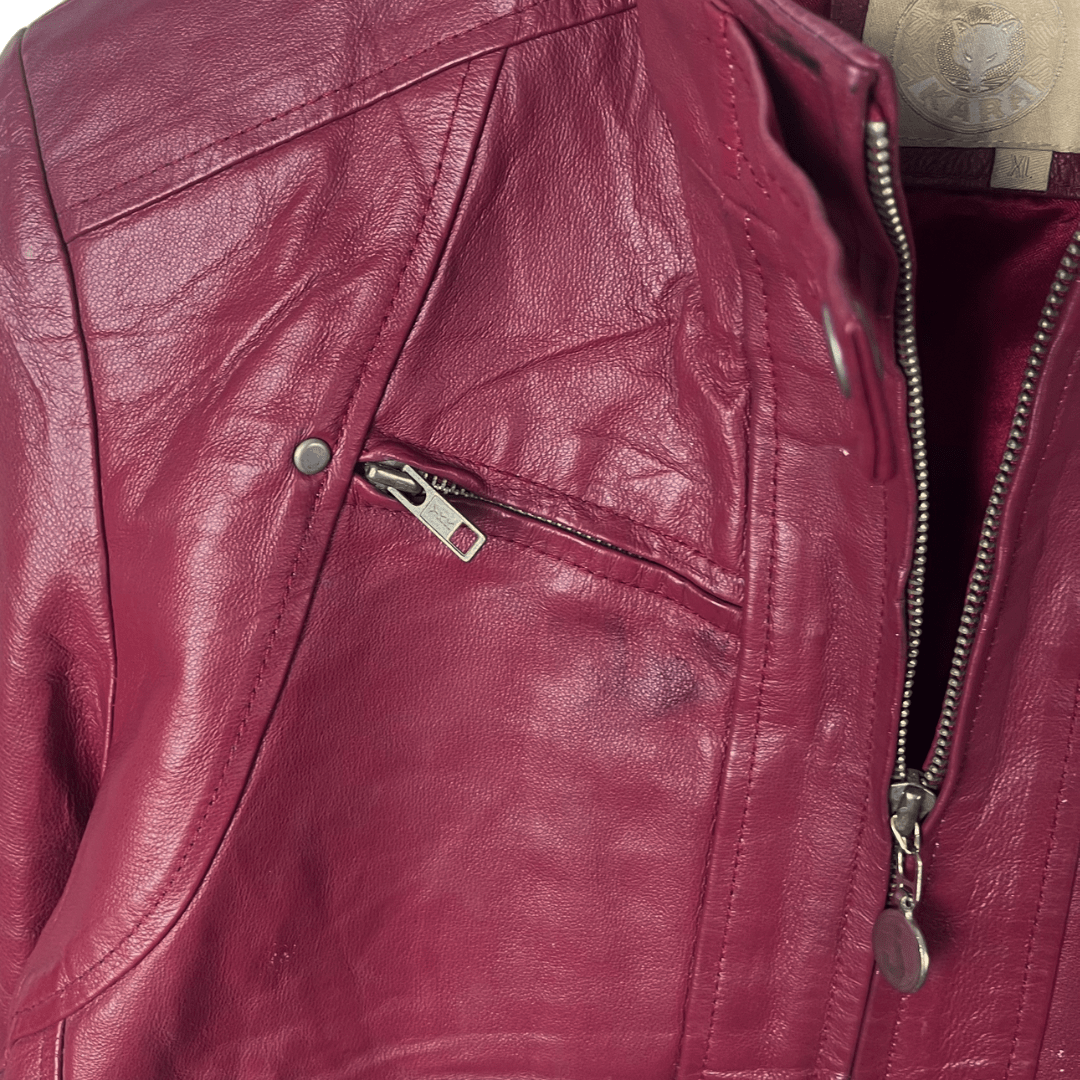 Kara Genuine Leather Women's Jacket Medium - Funkify