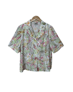 Karting Abstract Shirt with Shoulder Pads - Women's Large to XL - Funkify
