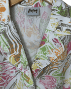 Karting Abstract Shirt with Shoulder Pads - Women's Large to XL - Funkify