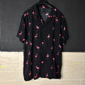 Kenji Flamingo Pattern Shirt - Funkify