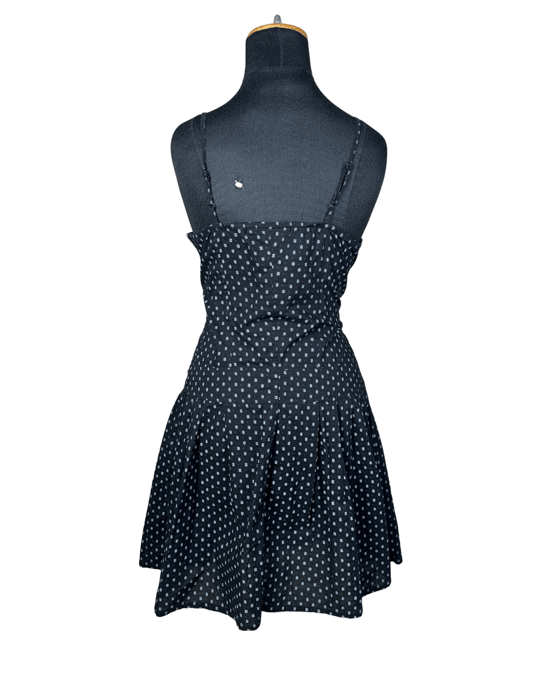 Kiabi Spaghetti Strap Dotted A - Line Dress - Funkify
