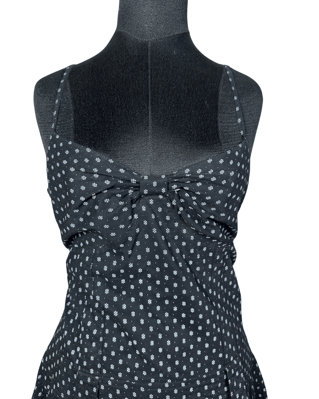 Kiabi Spaghetti Strap Dotted A - Line Dress - Funkify