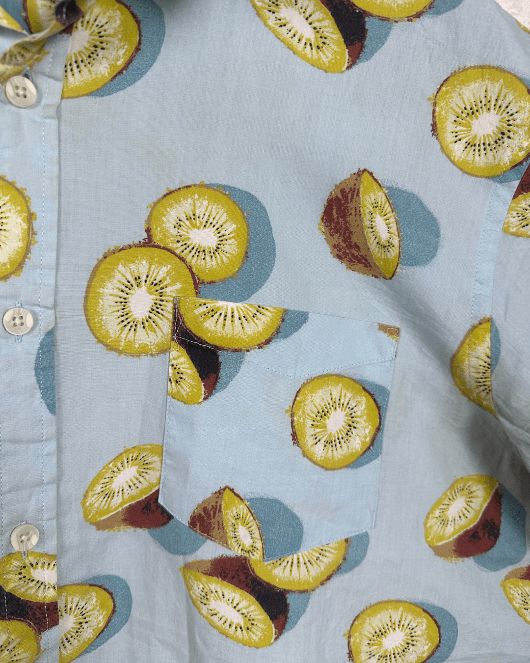 Kiwi Pattern Shirt 2XL - Funkify