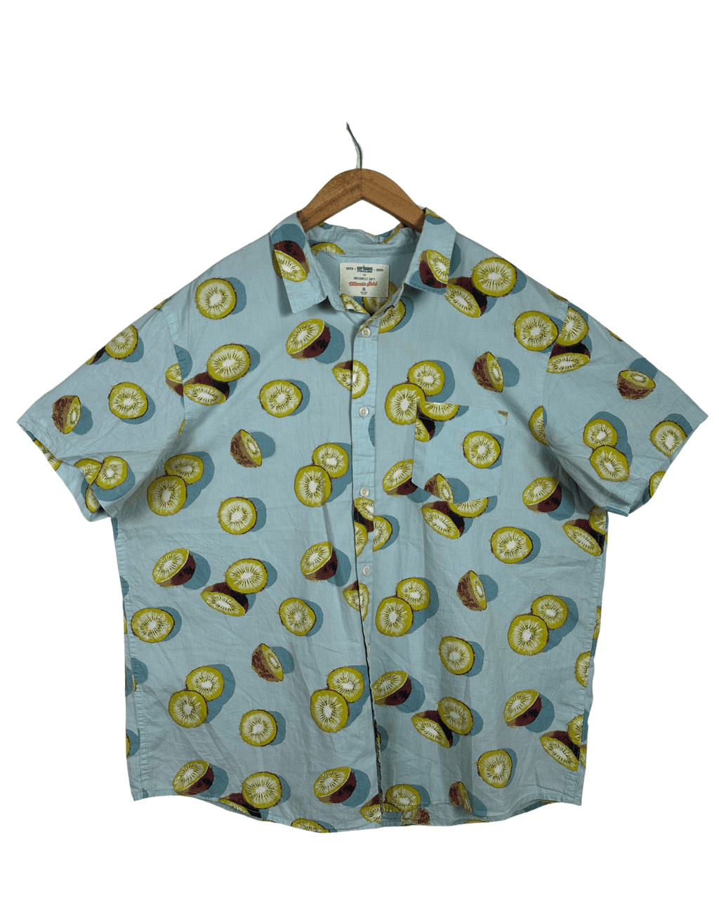 Kiwi Pattern Shirt 2XL - Funkify