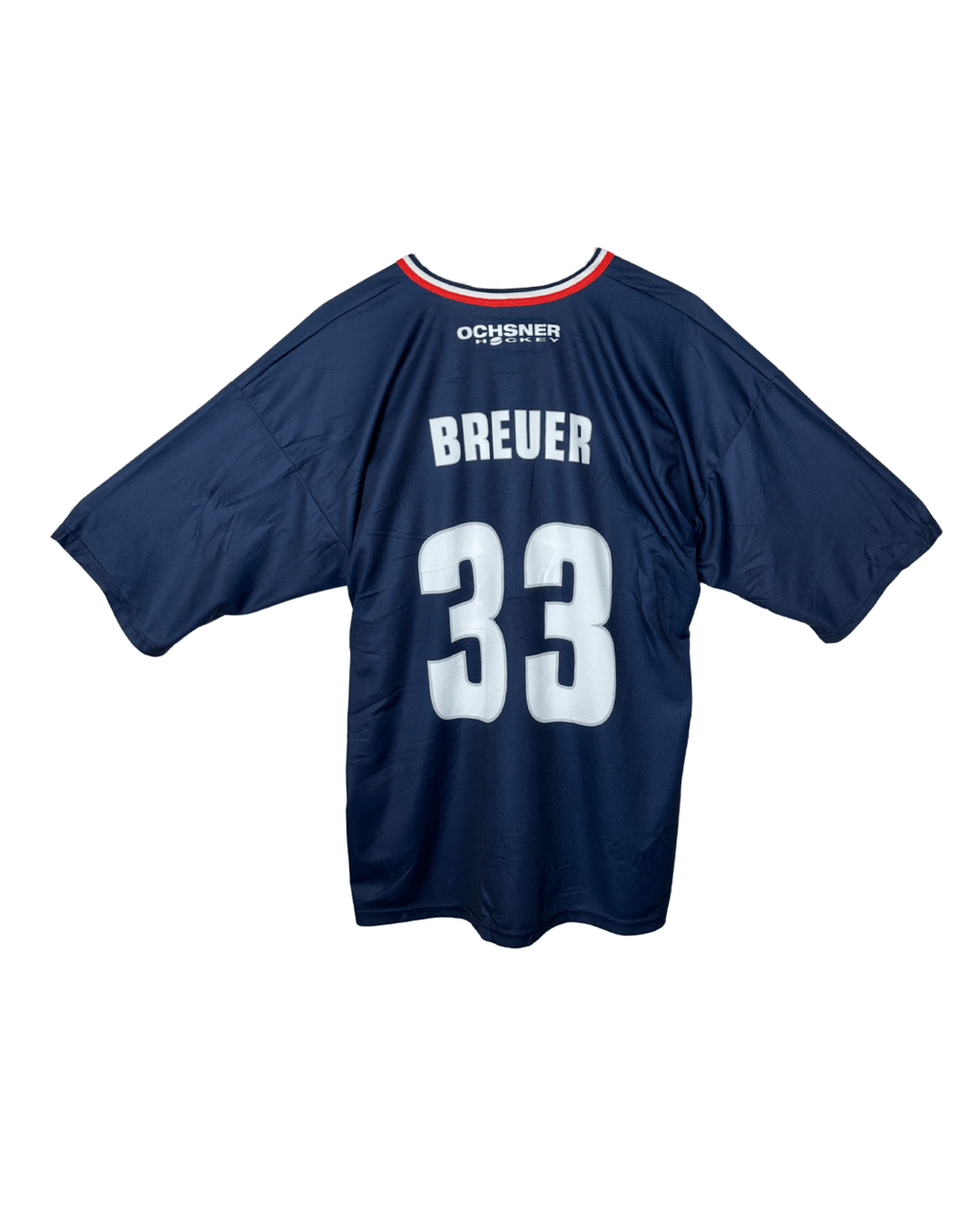 Kloten Flyers 33 Breuer Switzerland Ice Hockey Jersey - XL - Funkify