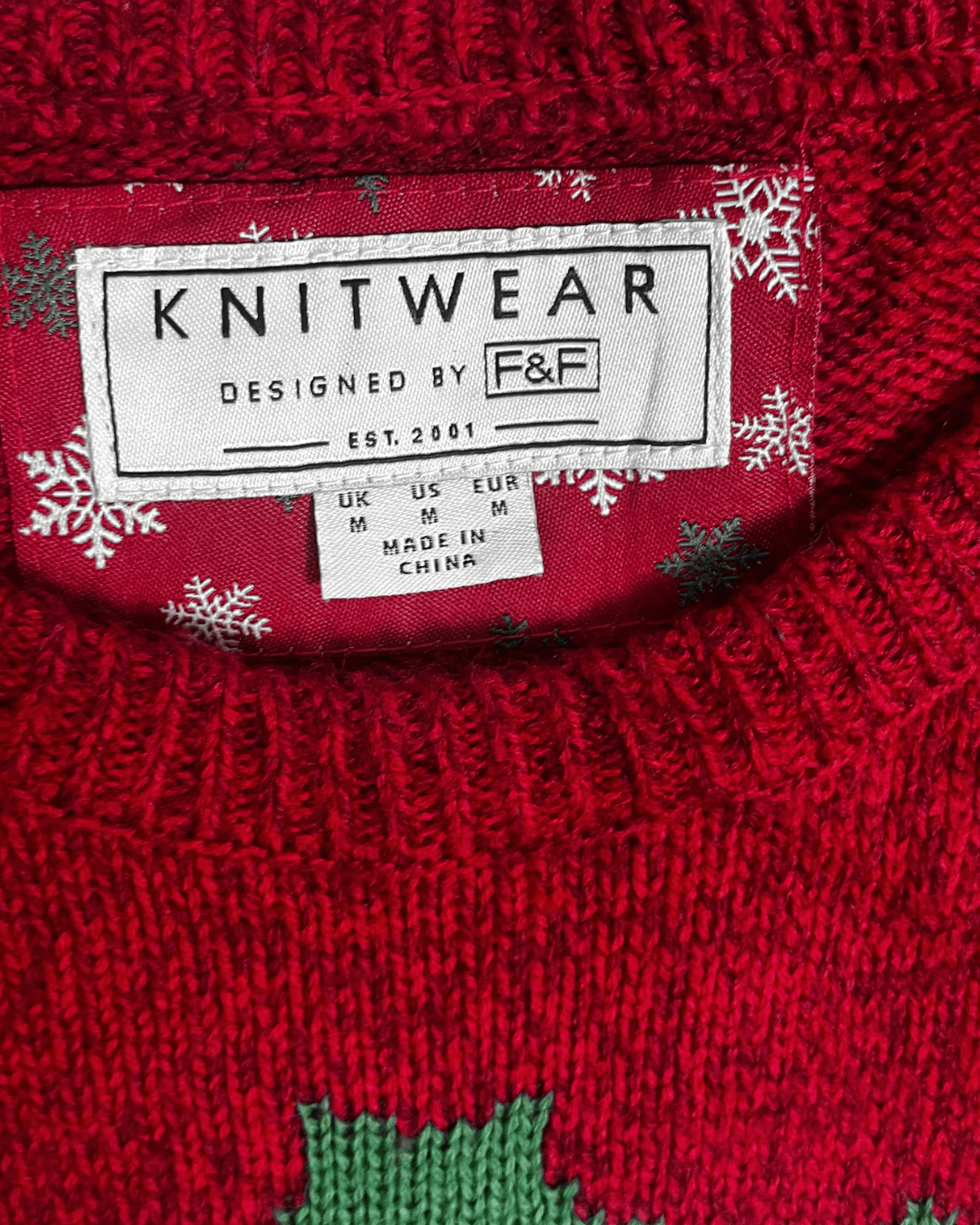 Knitwear Christmas Sweater - Medium - Funkify