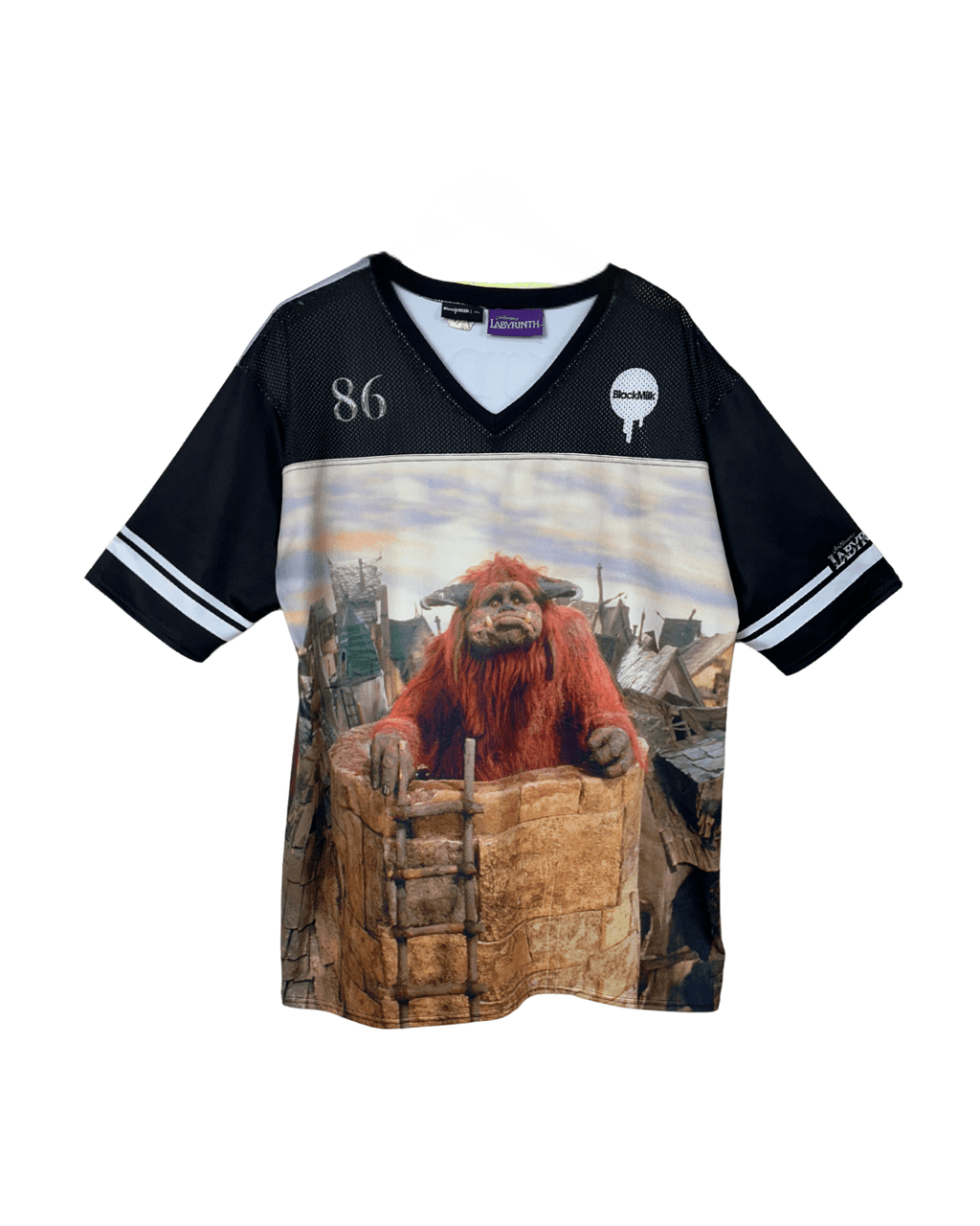 Labyrinth "Ludo Friend" Mesh Jersey Shirt – BlackMilk x Jim Henson 2XL - Funkify
