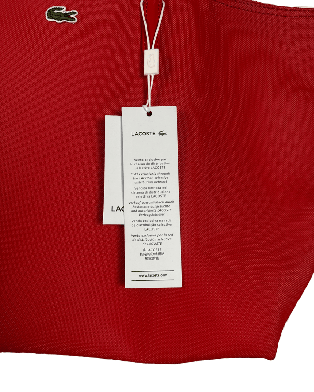 Lacoste Women's Large L.12.12 Concept Tote Bag - New with Tags - Funkify