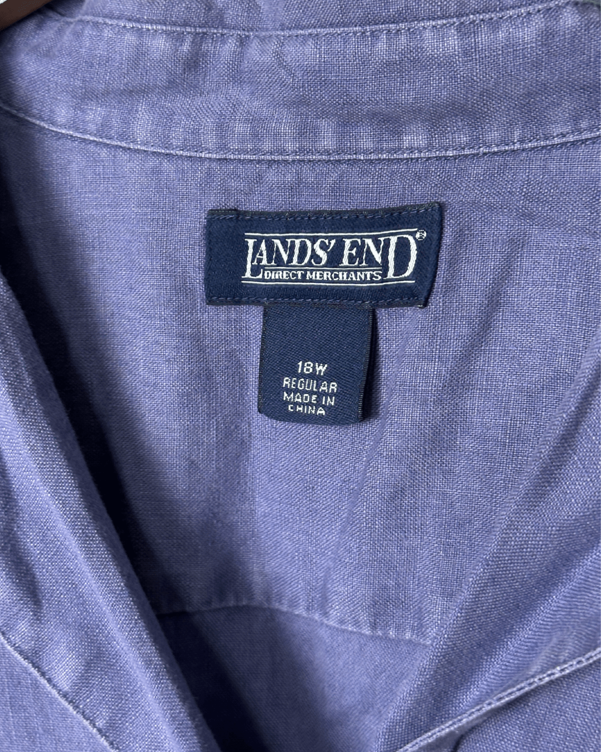 Land's End Pure Linen Shirt XL - Funkify