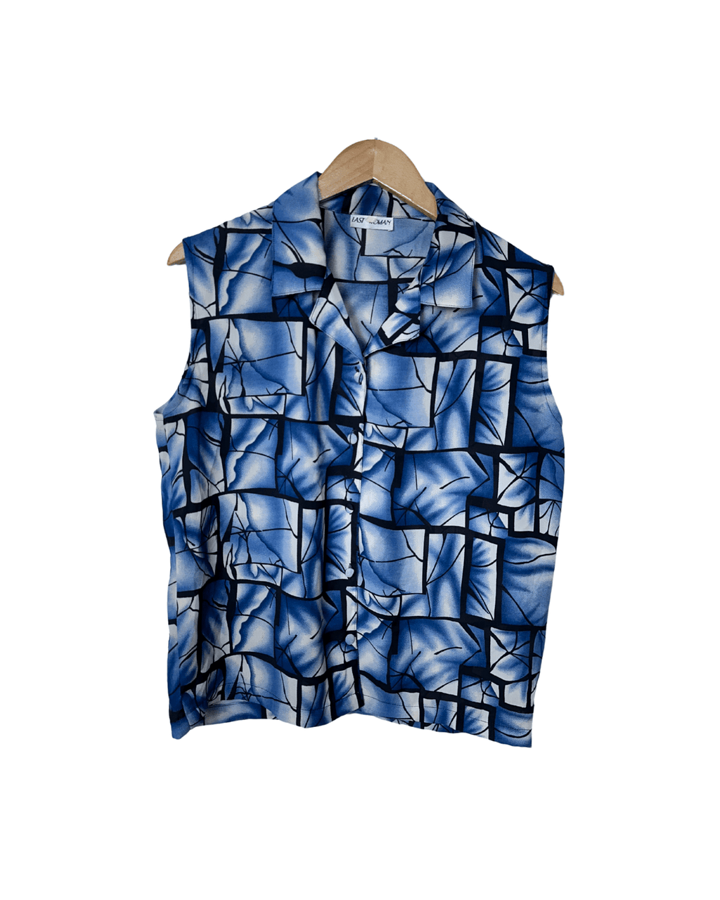 Last Woman Sleeveless Shirt - Women's Large - Funkify
