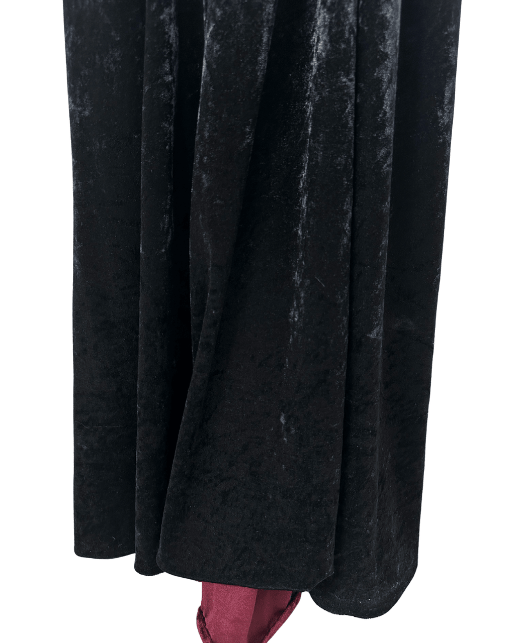 Laughing Vampire Velvet Gothic Lace - Up Corset Maxi Dress - Funkify