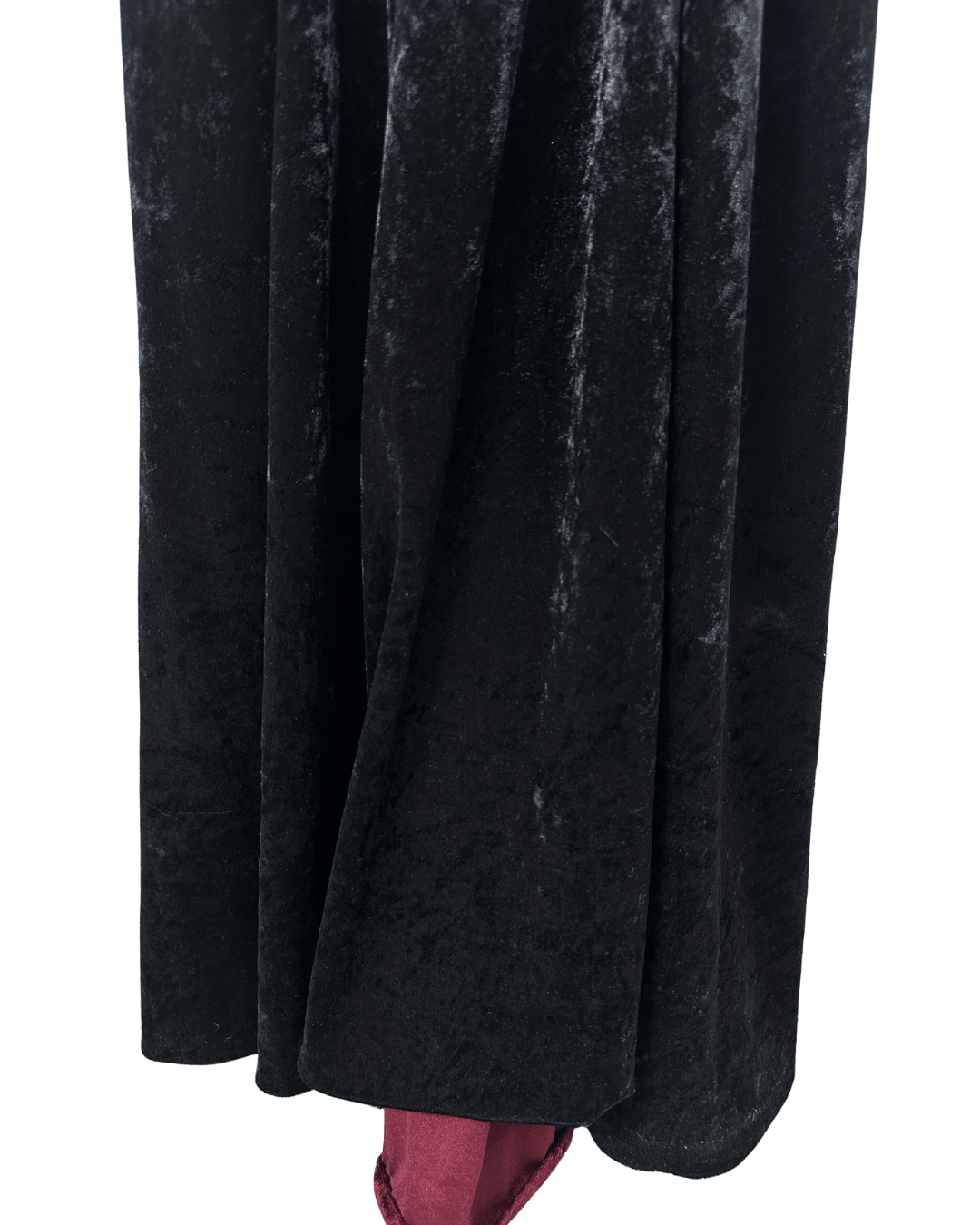 Laughing Vampire Velvet Gothic Lace - Up Corset Maxi Dress - Funkify