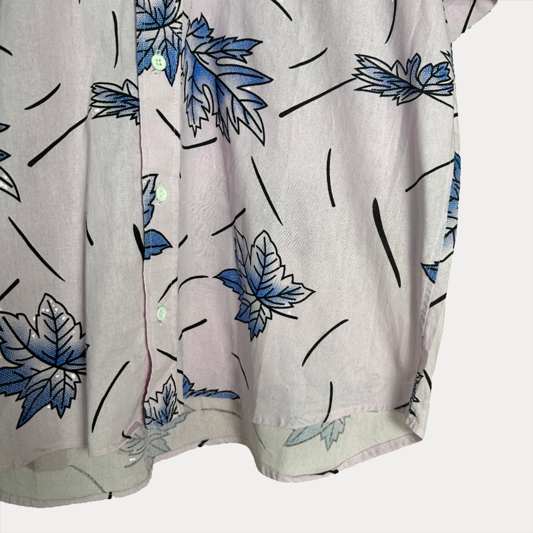Leaf Pattern Shirt XL - Funkify