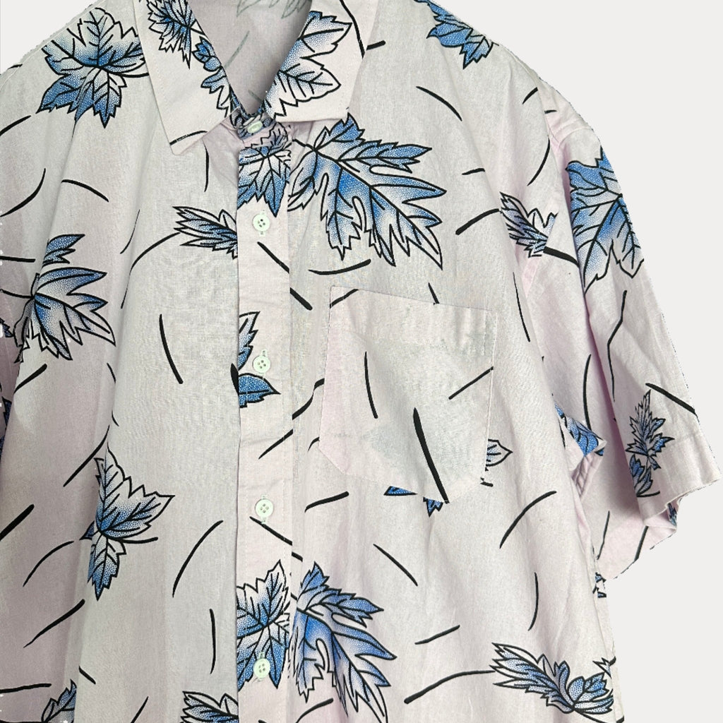 Leaf Pattern Shirt XL - Funkify
