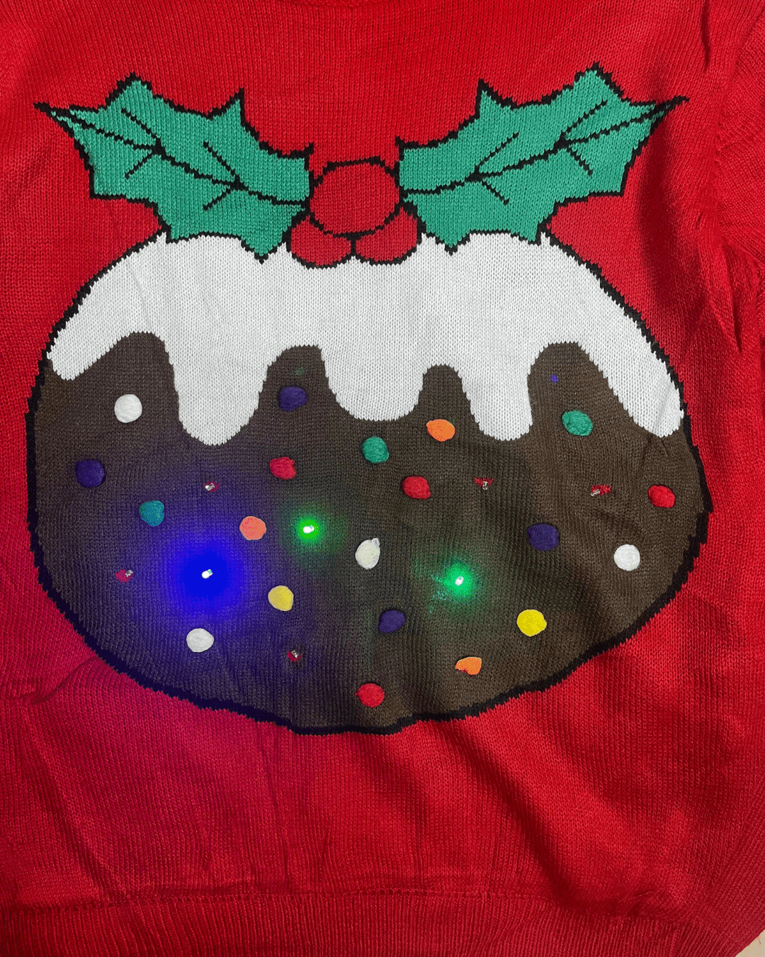 LED Light - Up Christmas Sweater Large - Funkify