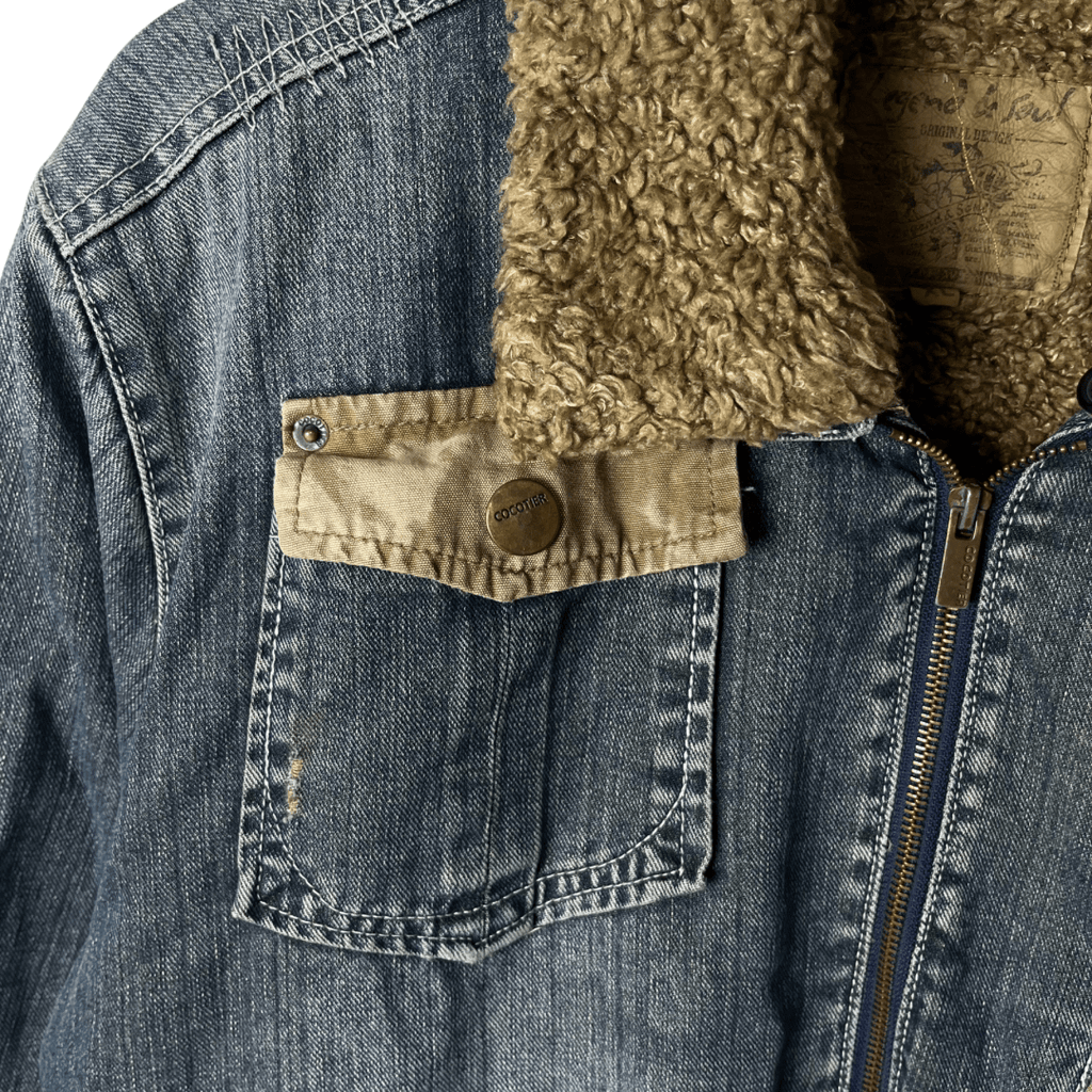 Legend and Soul Denim Fur lined Jacket XL - Funkify