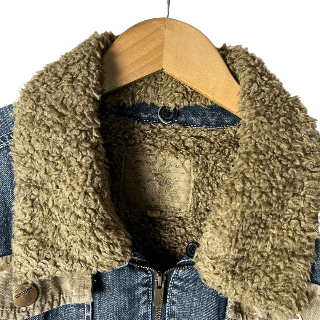 Legend and Soul Denim Fur lined Jacket XL - Funkify