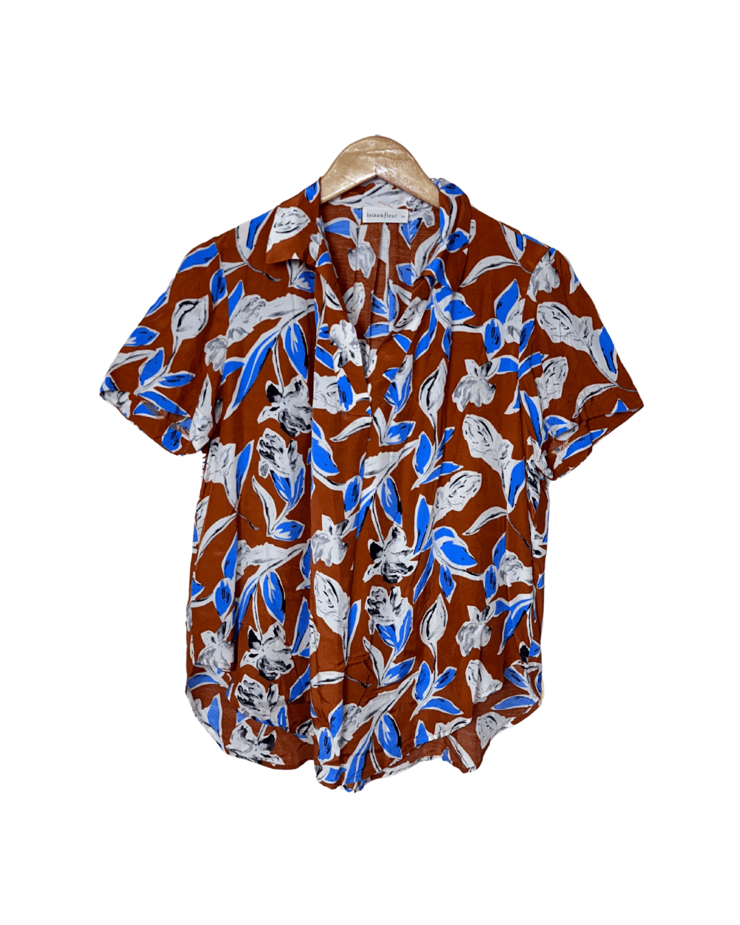 Leina & Fleur Pleated Shirt - Women's XL - Funkify