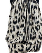 Leopard Print Cami with Black Bust Panel - Funkify