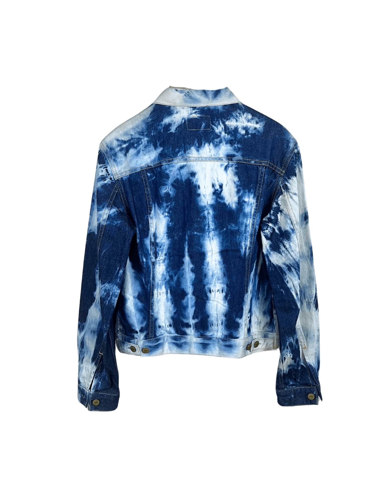 Levi's Bleach Tie Dye Denim Women's Jacket Large - Funkify
