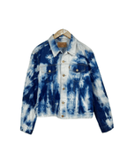 Levi's Bleach Tie Dye Denim Women's Jacket Large - Funkify