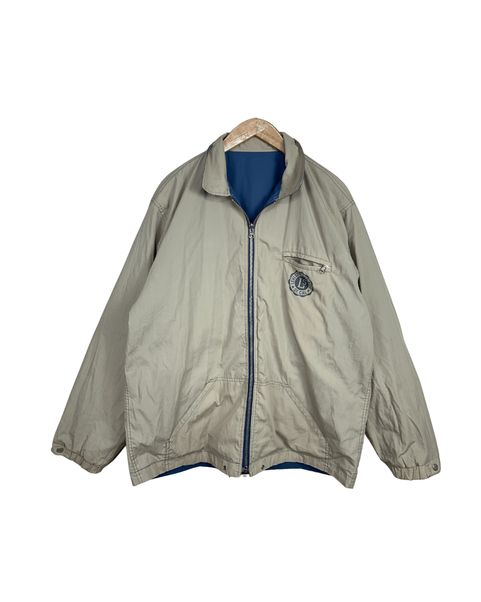 Levi's Reversible 2in1 CAL USA Harrington Jacket - Large - Funkify