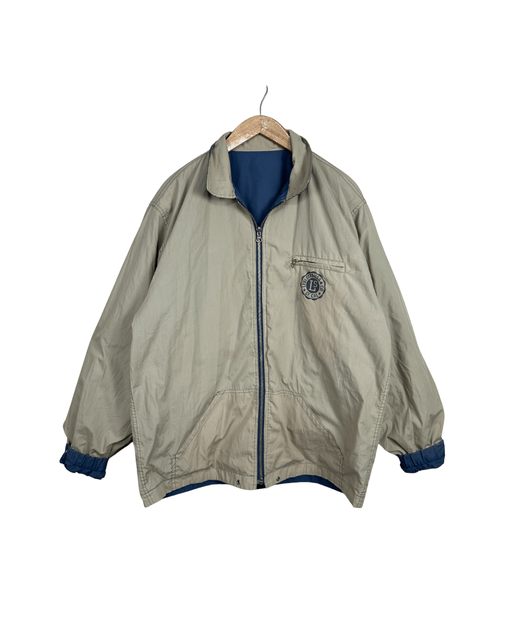 Levi's Reversible 2in1 CAL USA Harrington Jacket - Large - Funkify