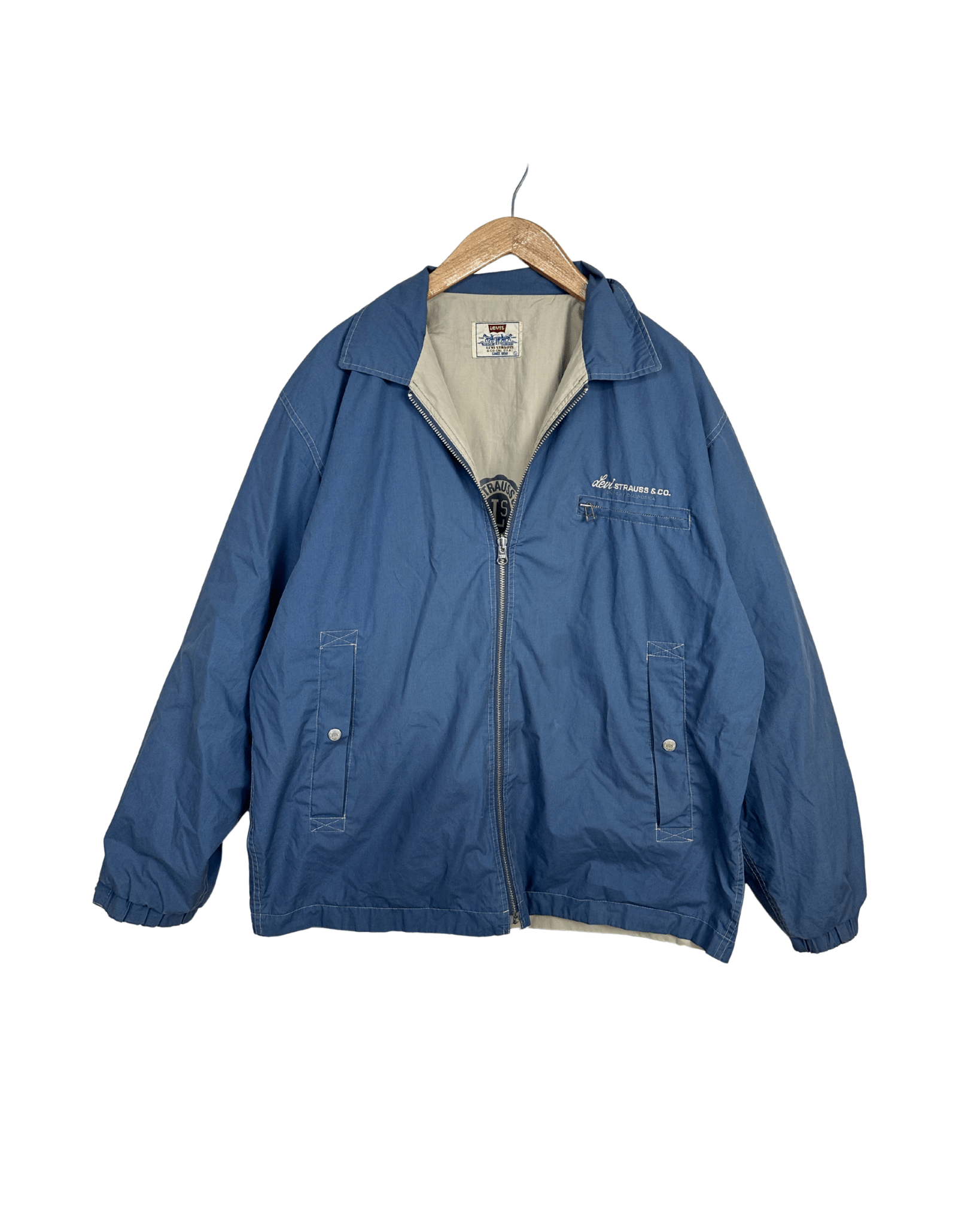 Levi's Reversible 2in1 CAL USA Harrington Jacket - Large - Funkify