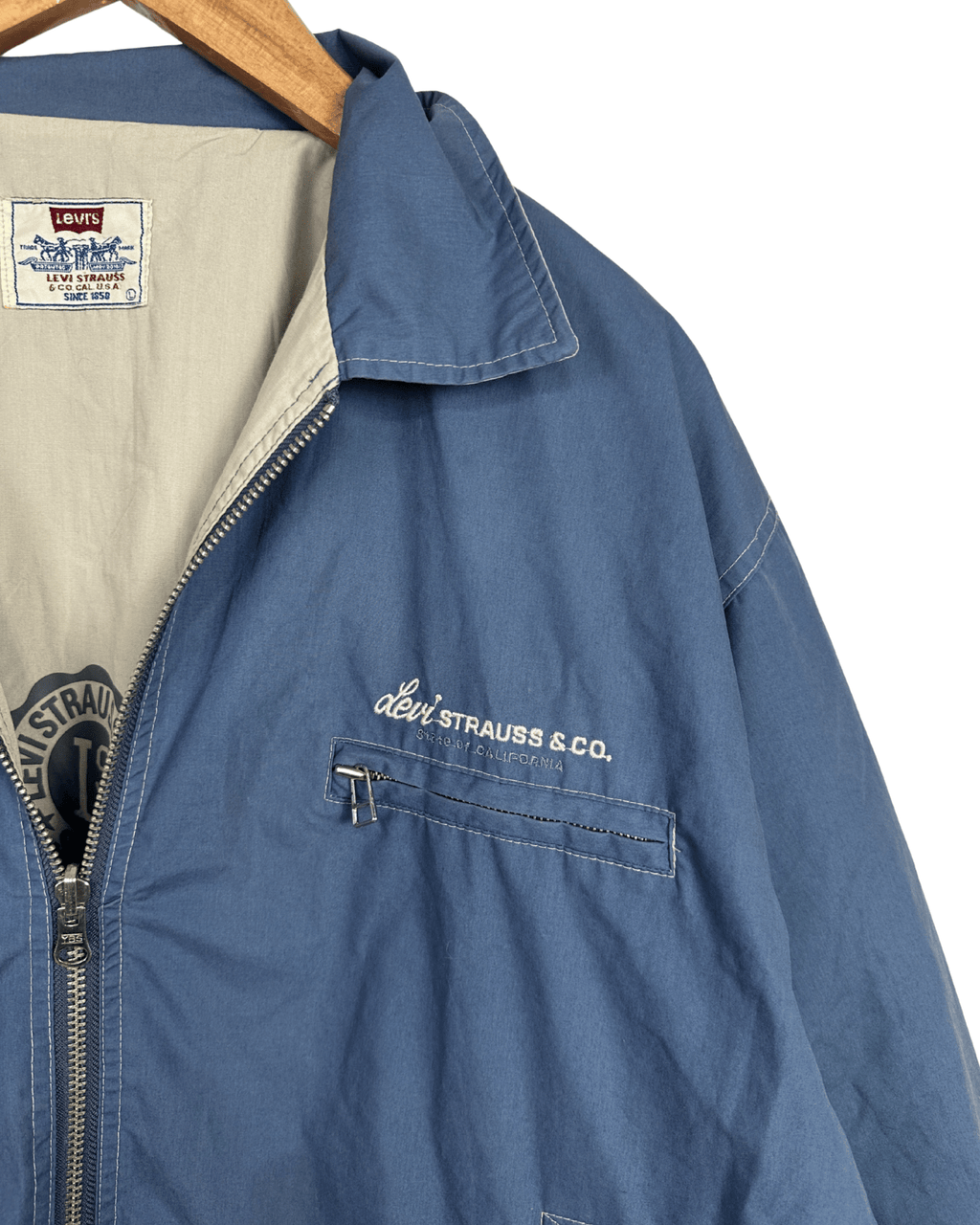 Levi's Reversible 2in1 CAL USA Harrington Jacket - Large - Funkify