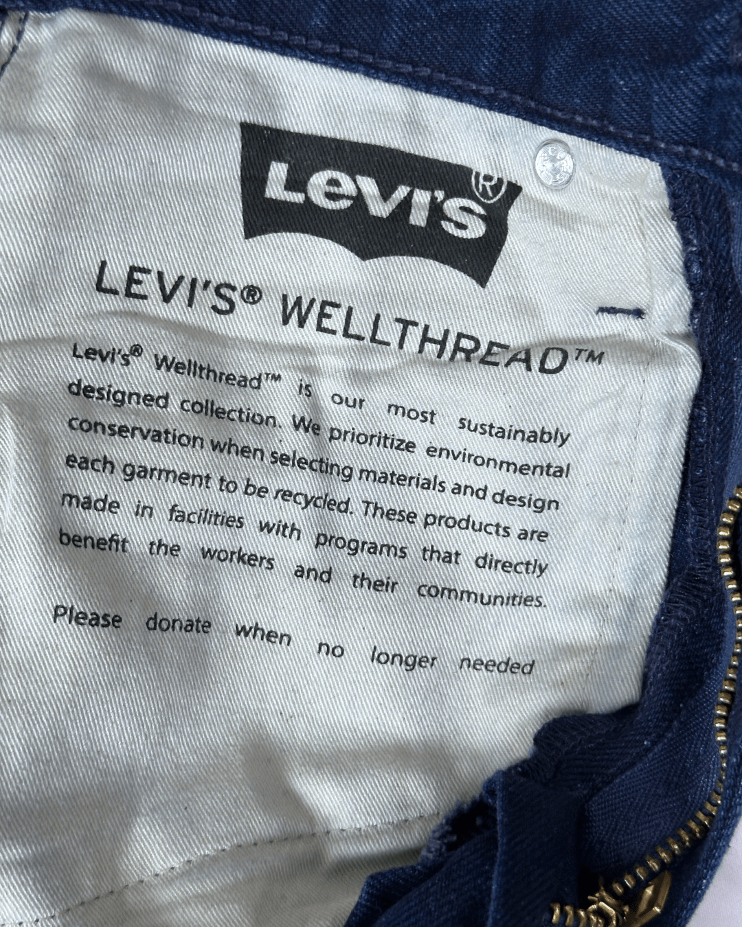 Levi's Wellthread High Loose Jeans - Eco Denim Women's W26 L33 - Funkify