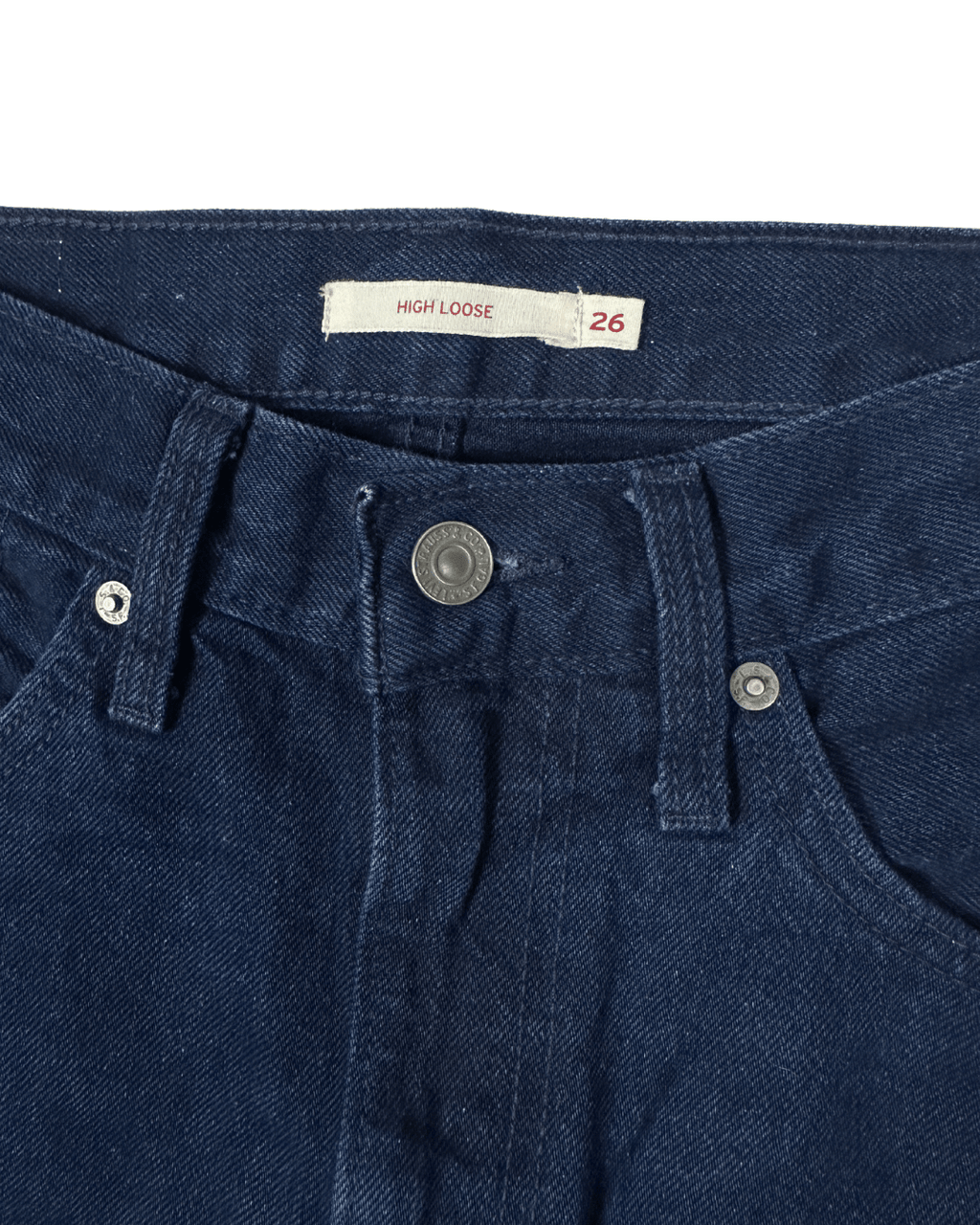 Levi's Wellthread High Loose Jeans - Eco Denim Women's W26 L33 - Funkify