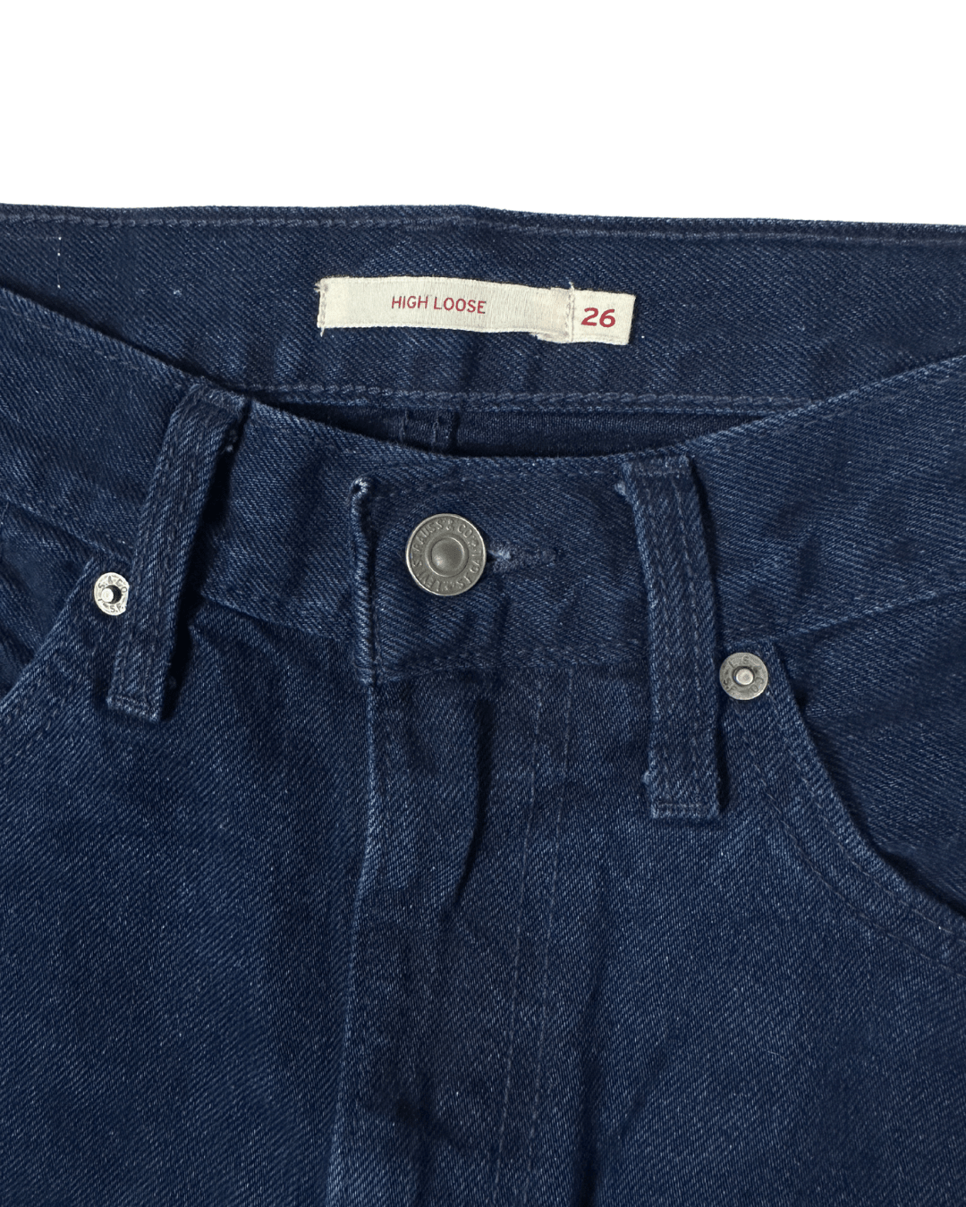Levi's Wellthread High Loose Jeans - Eco Denim Women's W26 L33 - Funkify